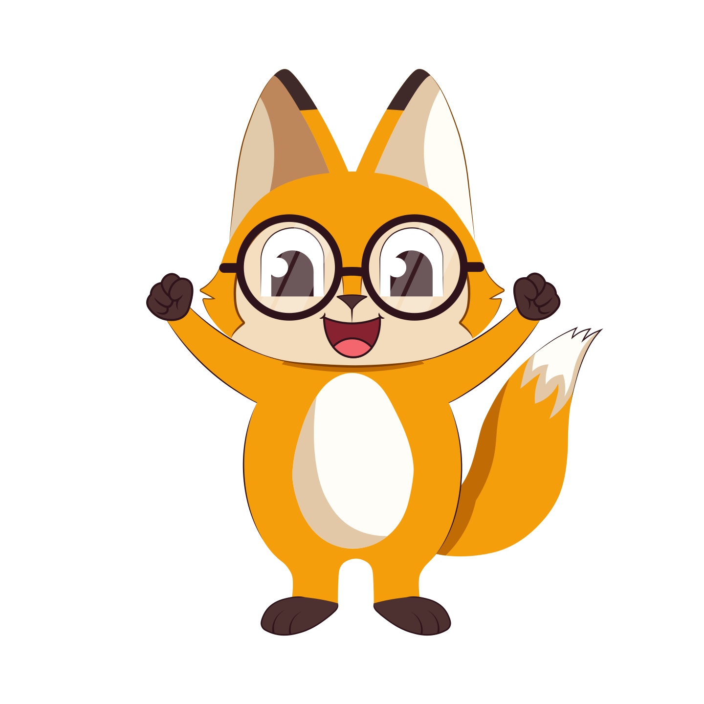 Winston the Scholar Fox